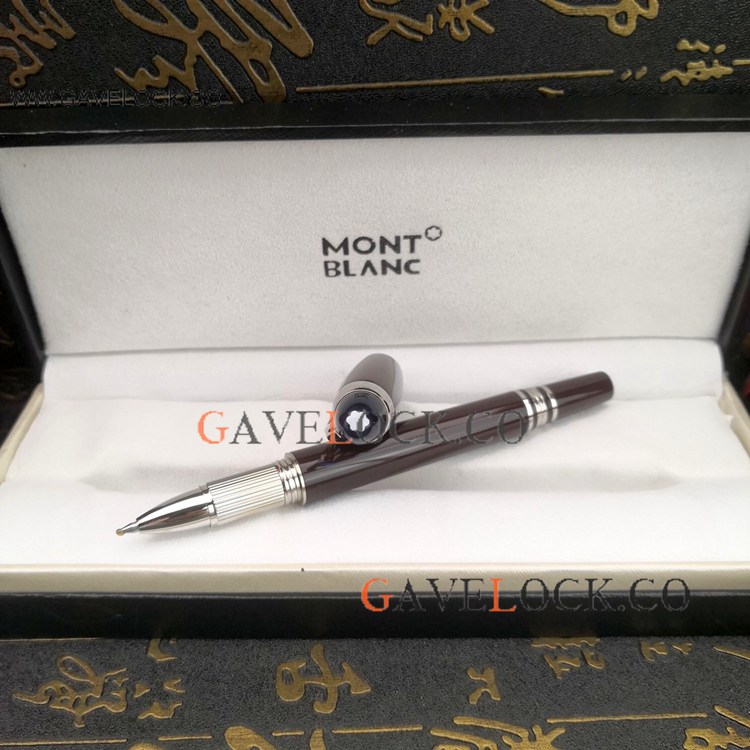 Copy Montblanc Blue Planet Star walker Rollerball Dark Red Pen